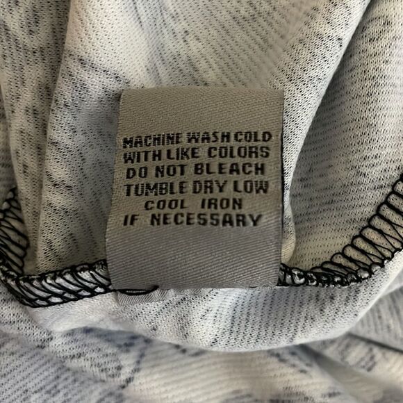 BAILEY Blue Geometric Print Lace Insert Skater Dress Size Small - Picture 10 of 10